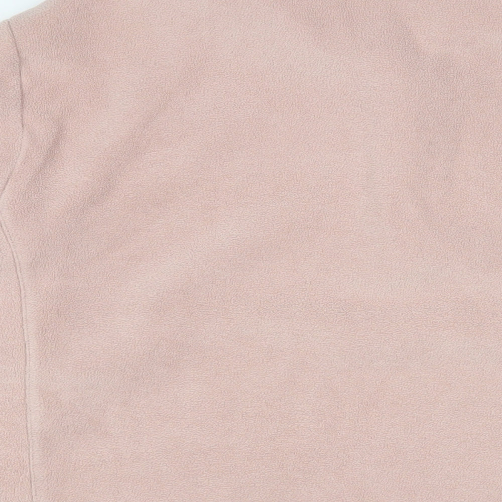 TOG24 Womens Pink Polyester Pullover Sweatshirt Size 20 Zip