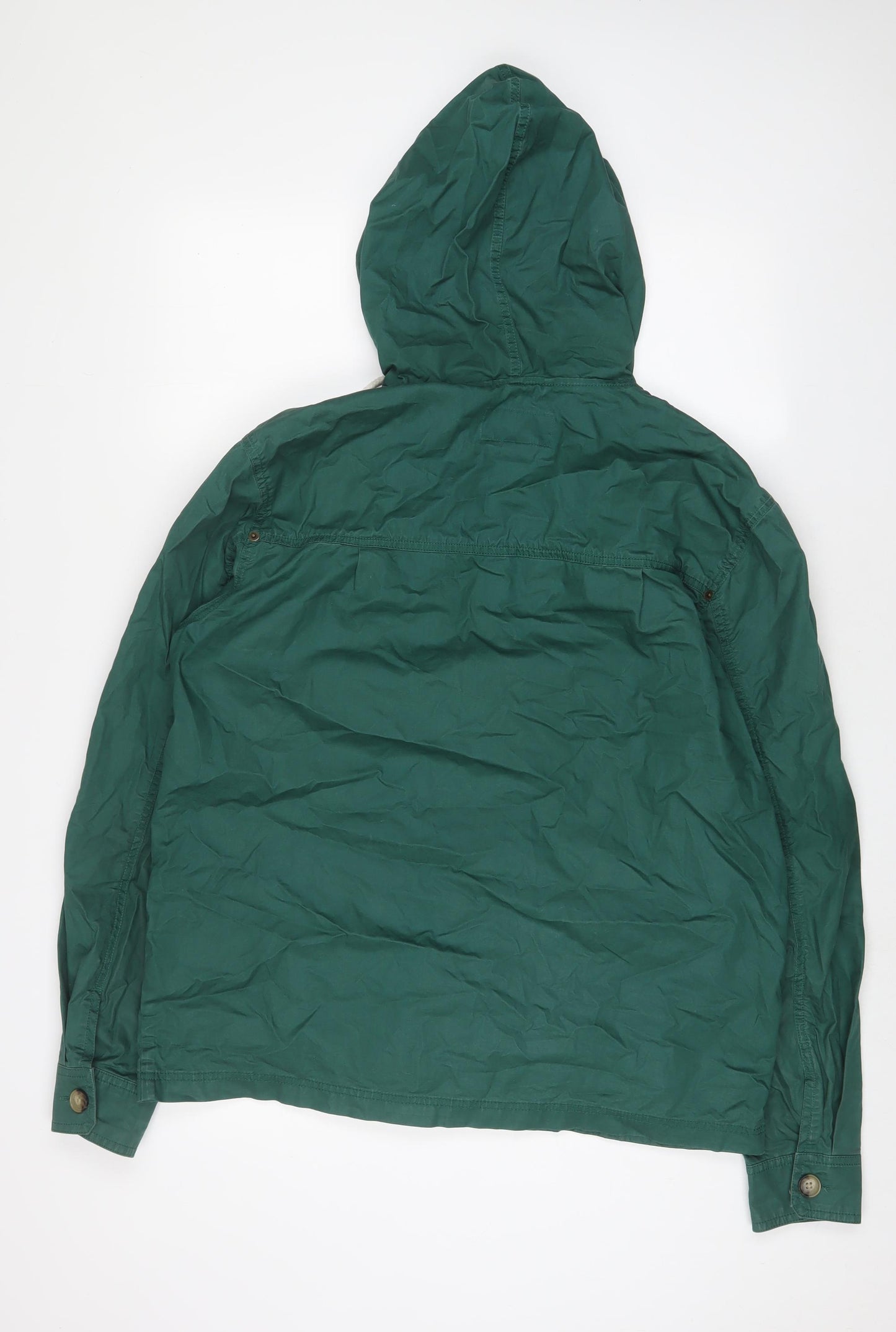 adidas Mens Green Jacket Size M Zip - Logo, Embroidered