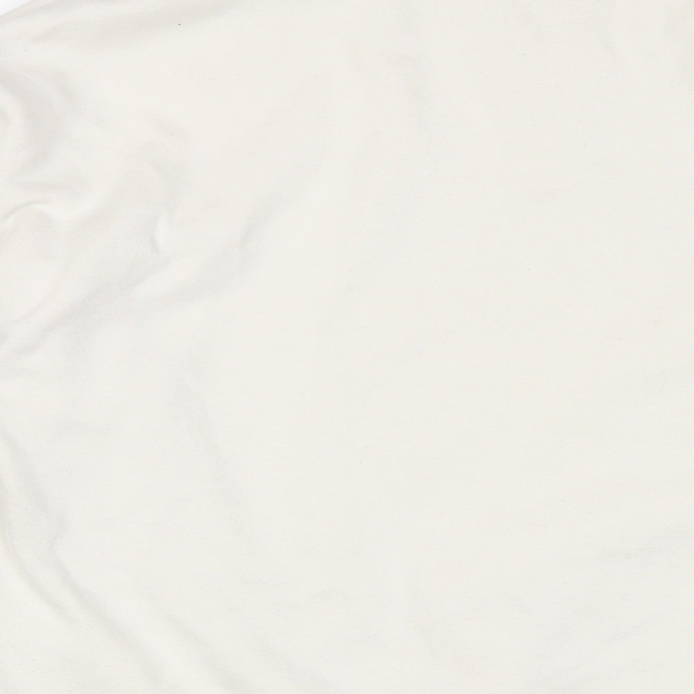 Disney Womens Ivory Cotton Pullover Sweatshirt Size S Pullover - Mickey Mouse