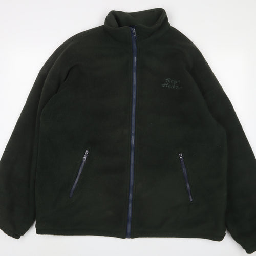 Royal Harbour Mens Green Jacket Size XL Zip