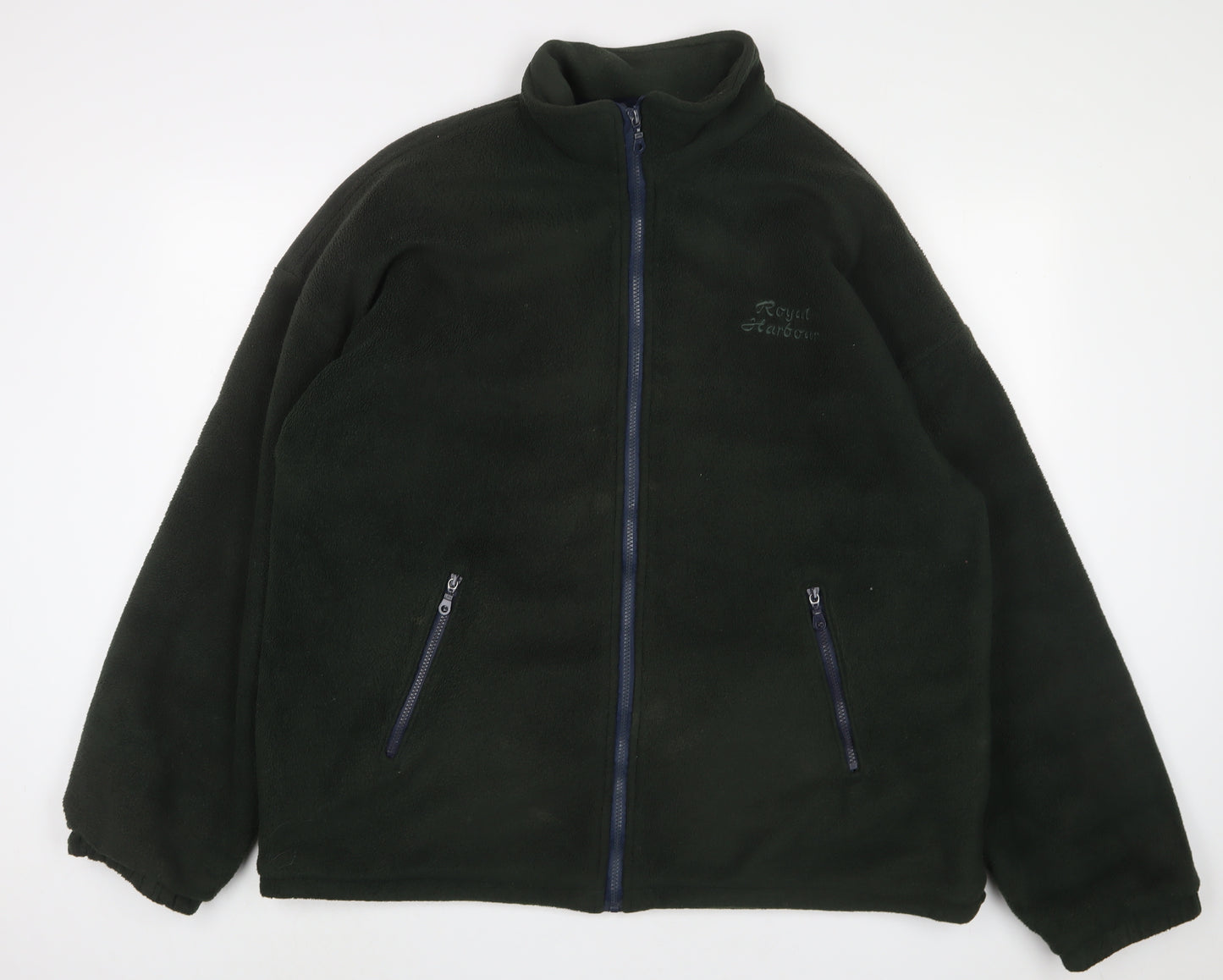 Royal Harbour Mens Green Jacket Size XL Zip