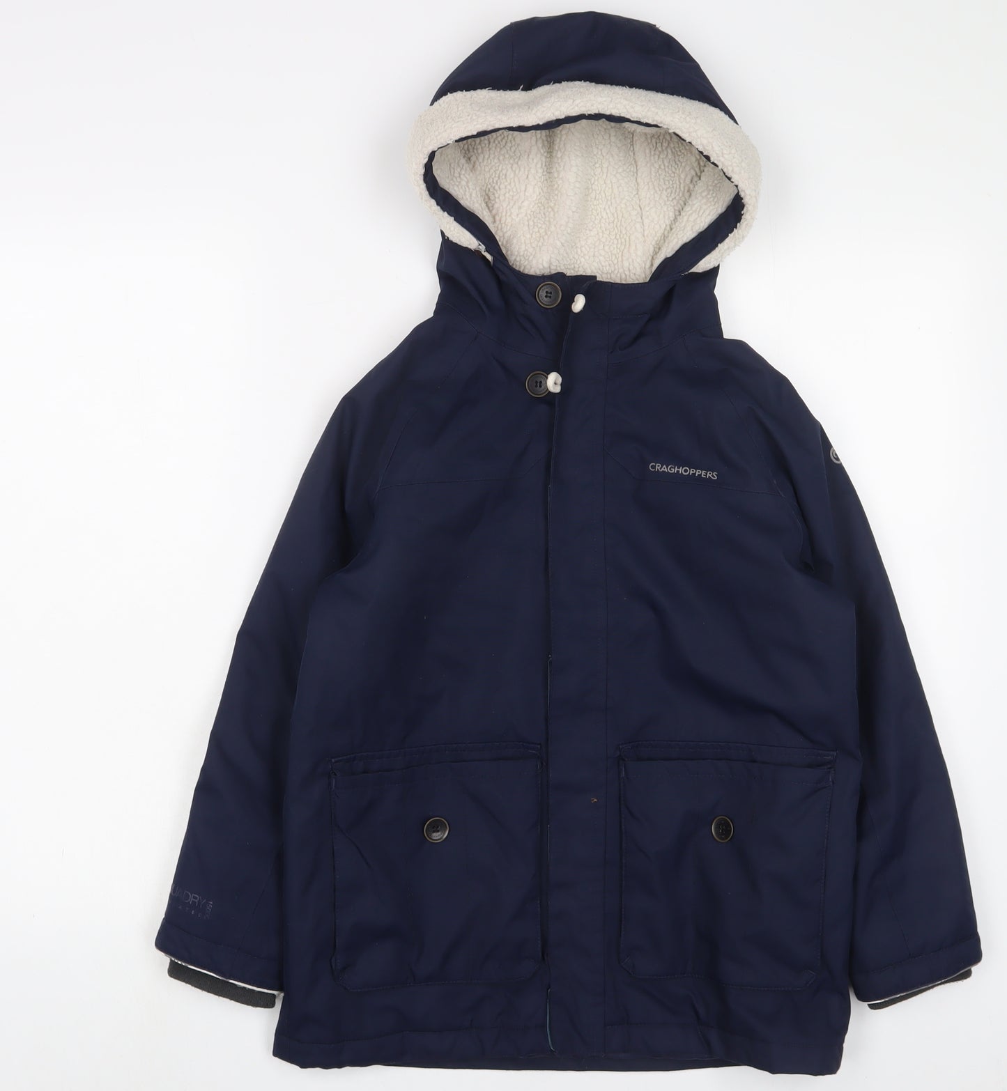 Craghoppers Boys Blue Jacket Coat Size 9-10 Years Zip