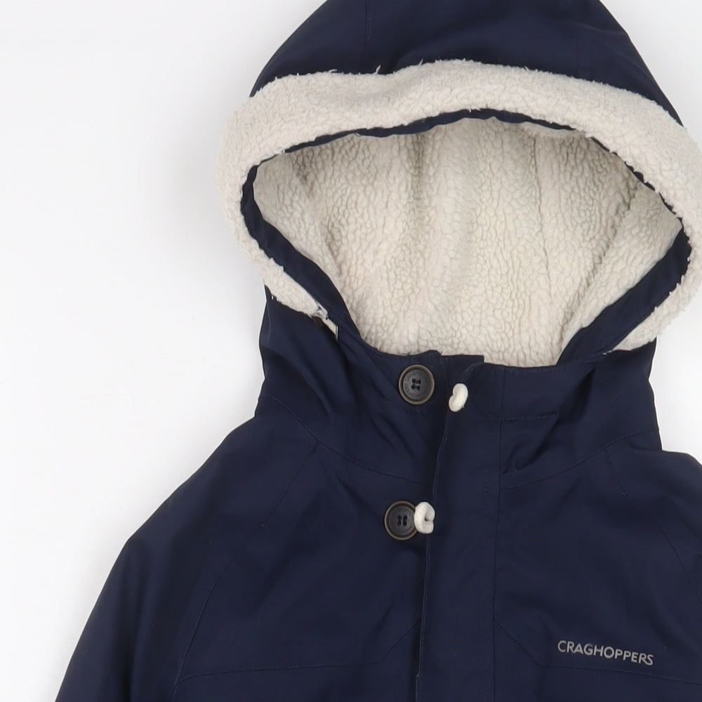 Craghoppers Boys Blue Jacket Coat Size 9-10 Years Zip