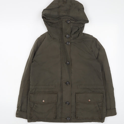 Gap Womens Green Jacket Coat Size XS Zip