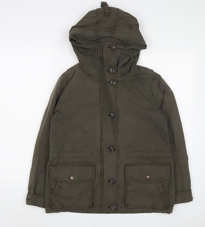 Gap Womens Green Jacket Coat Size XS Zip
