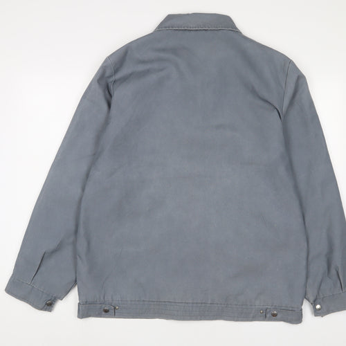 Boston Mens Blue Jacket Size L Zip