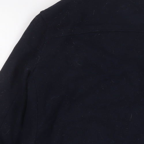 Jack Wills Womens Blue Jacket Coat Size 8 Button