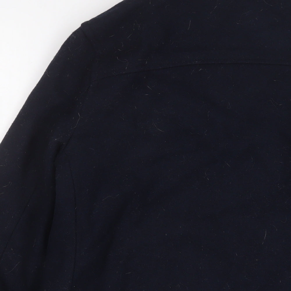 Jack Wills Womens Blue Jacket Coat Size 8 Button