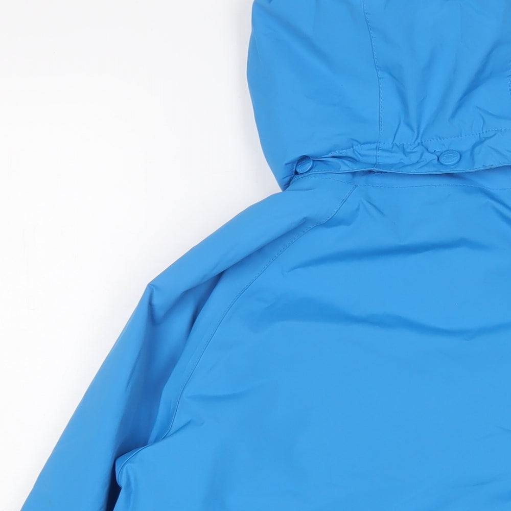 Trespass Boys Blue Basic Coat Coat Size 11-12 Years Zip