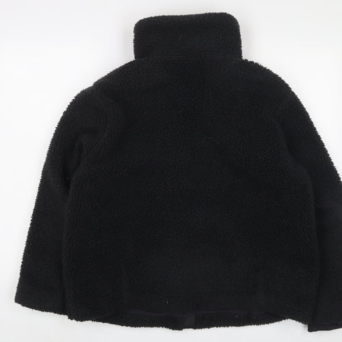 H&M Womens Black Jacket Size M Zip
