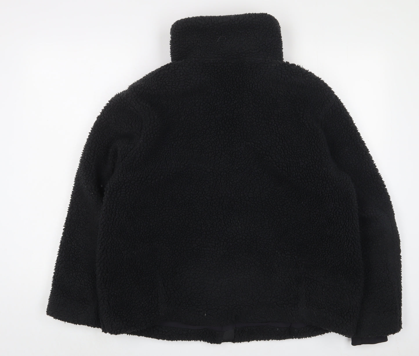 H&M Womens Black Jacket Size M Zip