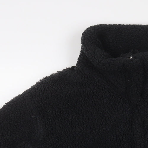 H&M Womens Black Jacket Size M Zip