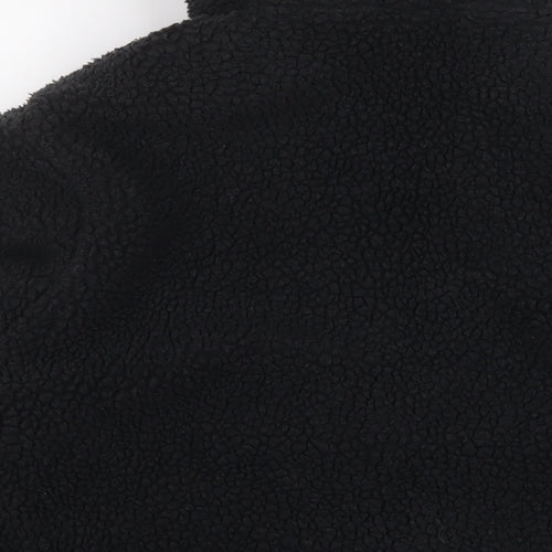 H&M Womens Black Jacket Size M Zip