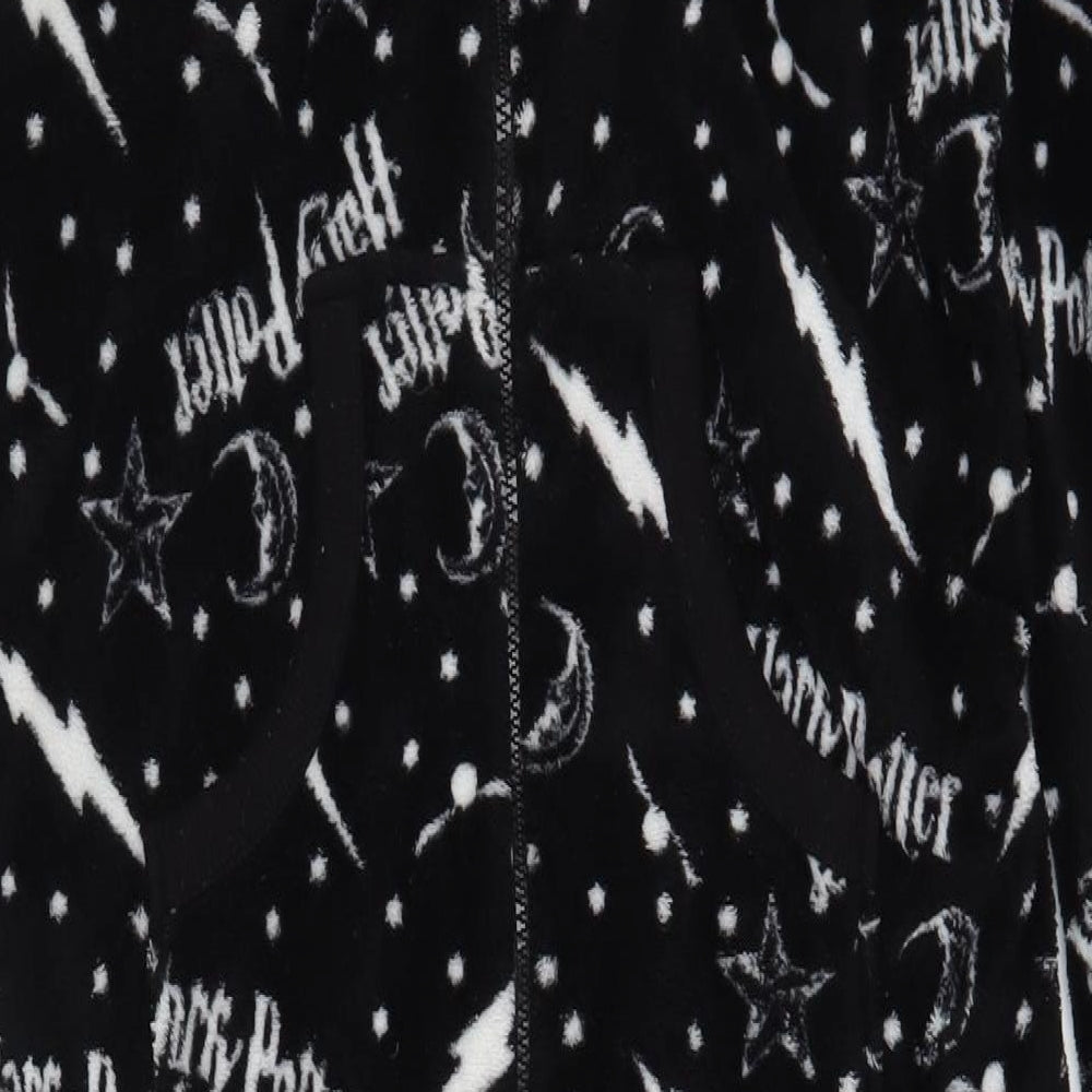 Harry Potter Womens Black Geometric Polyester Top One Piece Size 6 Zip