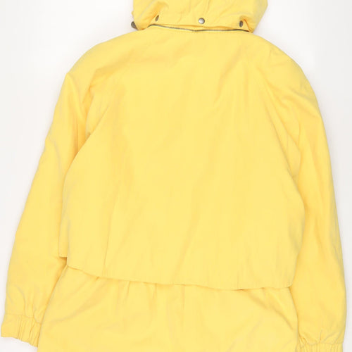 Cloud Nine Womens Yellow Jacket Coat Size S Zip