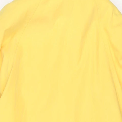 Cloud Nine Womens Yellow Jacket Coat Size S Zip