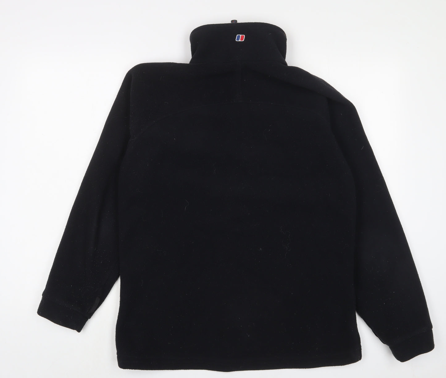 Berghaus Womens Black Jacket Size 14 Zip - Logo, Embroidered