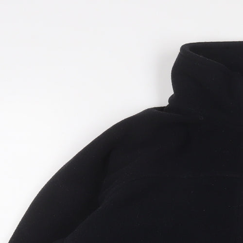 Berghaus Womens Black Jacket Size 14 Zip - Logo, Embroidered