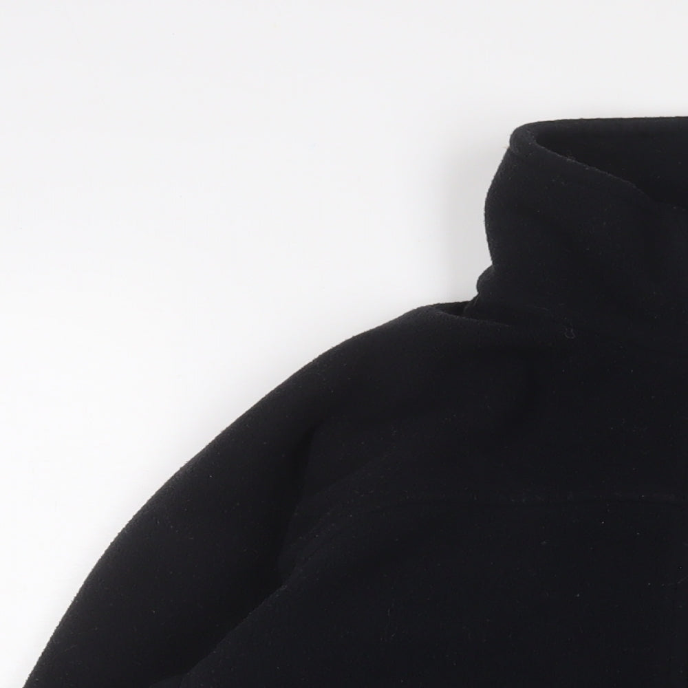 Berghaus Womens Black Jacket Size 14 Zip - Logo, Embroidered