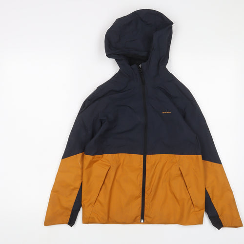 DECATHLON Boys Orange Jacket Size 8-9 Years Zip