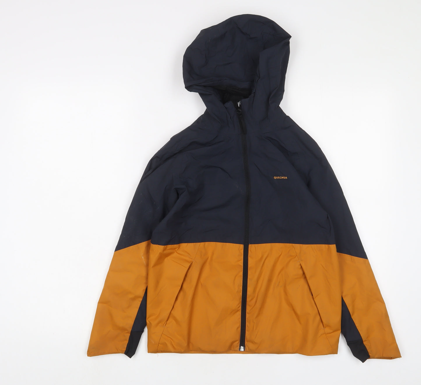 DECATHLON Boys Orange Jacket Size 8-9 Years Zip