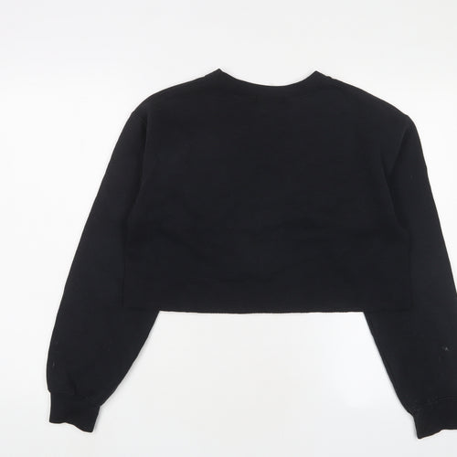 Missguided Womens Black Cotton Pullover Sweatshirt Size S Pullover - Oakland