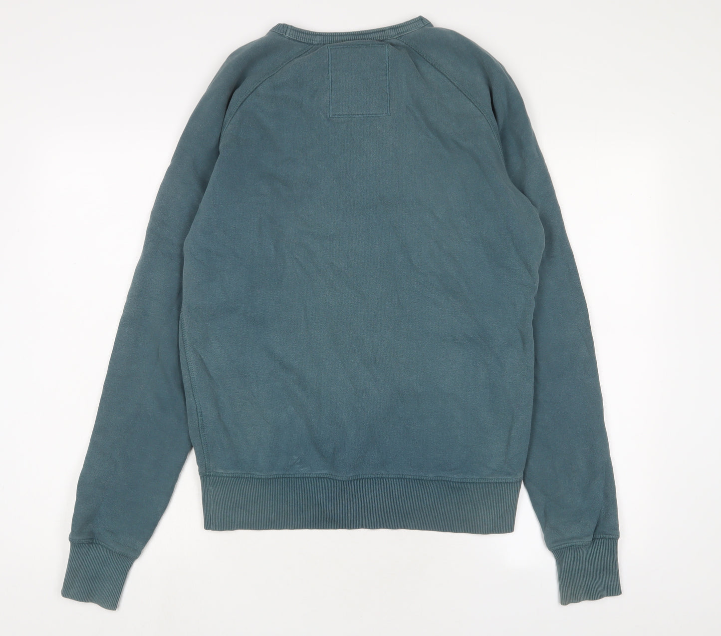 Superdry Mens Blue Cotton Pullover Sweatshirt Size M