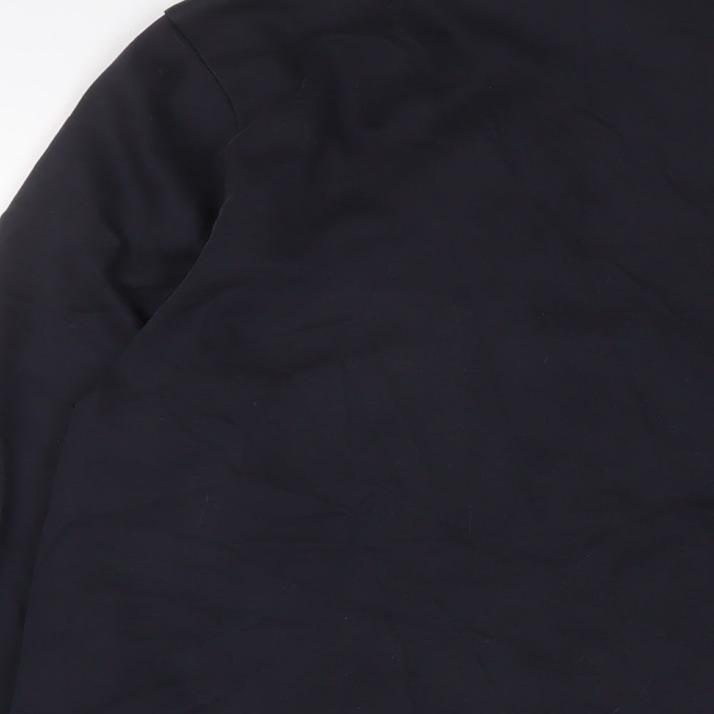 HUGO BOSS Mens Blue Cotton Full Zip Sweatshirt Size 2XL