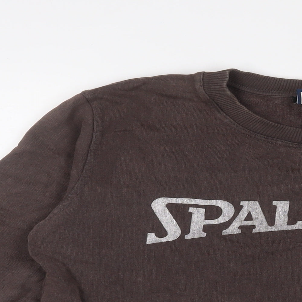 Zara Womens Brown Cotton Pullover Sweatshirt Size S Pullover - Spalding