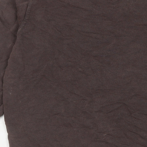 Zara Womens Brown Cotton Pullover Sweatshirt Size S Pullover - Spalding