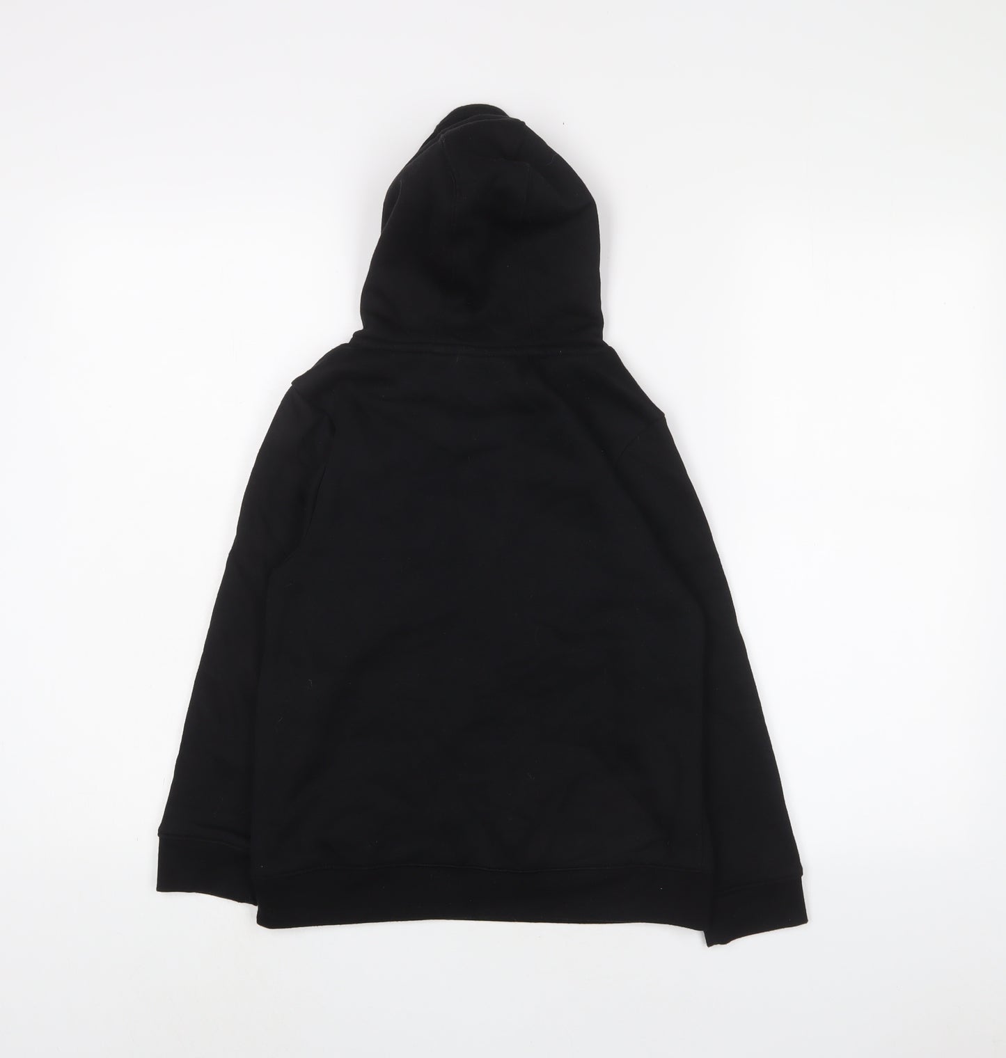 Slazenger Boys Black Cotton Pullover Hoodie Size 9-10 Years Pullover - Logo, Embroidered