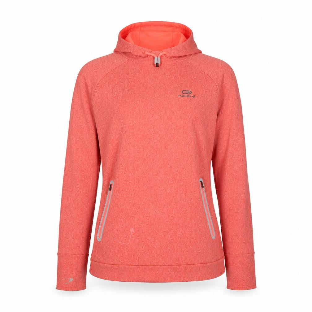 Decathlon Womens Pink Polyester Pullover Hoodie Size S Pullover