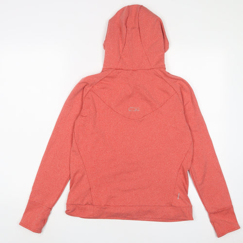 DECATHLON Womens Pink Polyester Pullover Hoodie Size S Pullover
