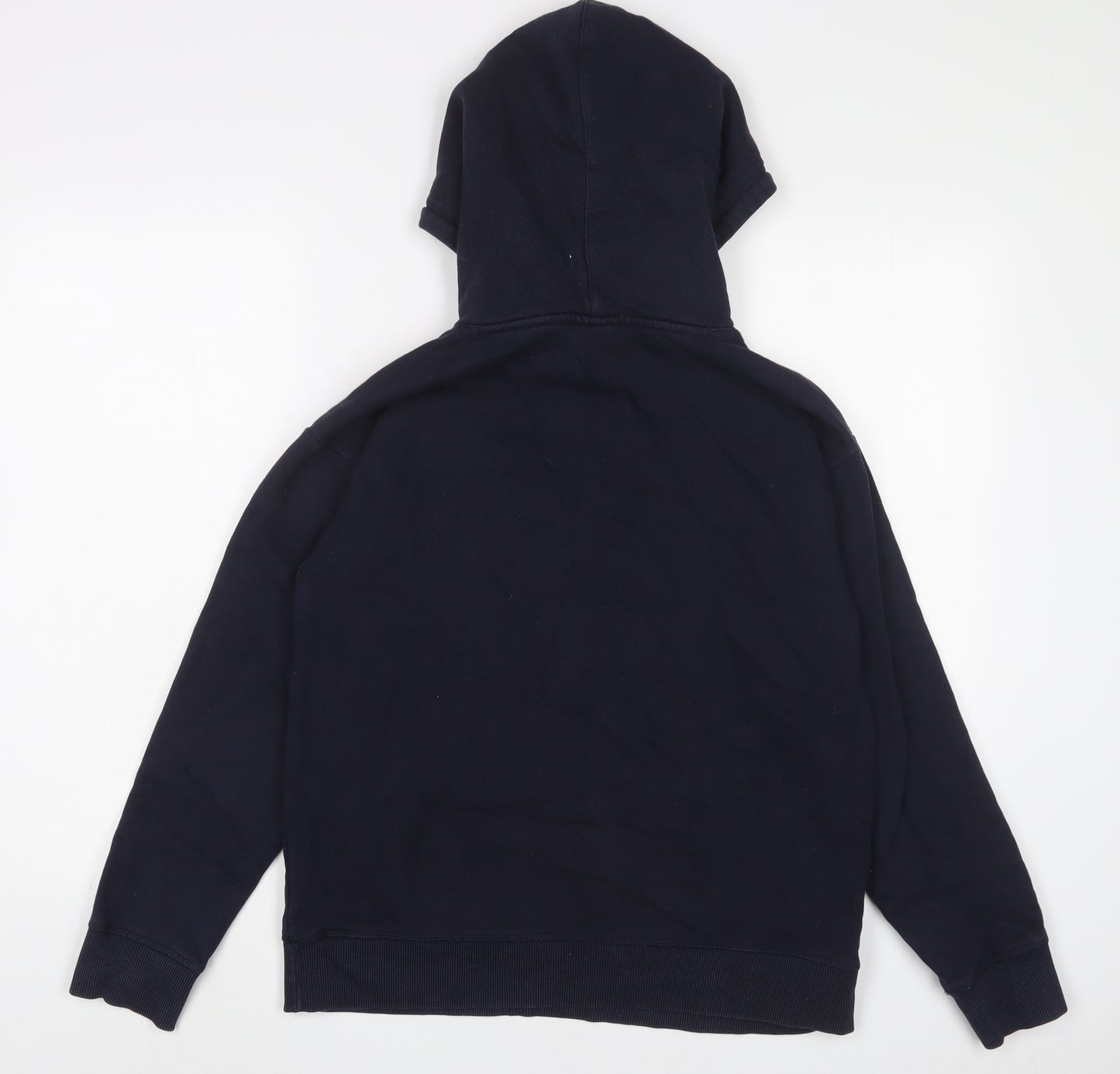 Champion Mens Blue Cotton Pullover Hoodie Size M - Logo