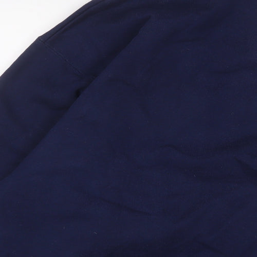 Warner Bros. Interactive Entertainment Mens Blue Cotton Pullover Sweatshirt Size L - Golfer