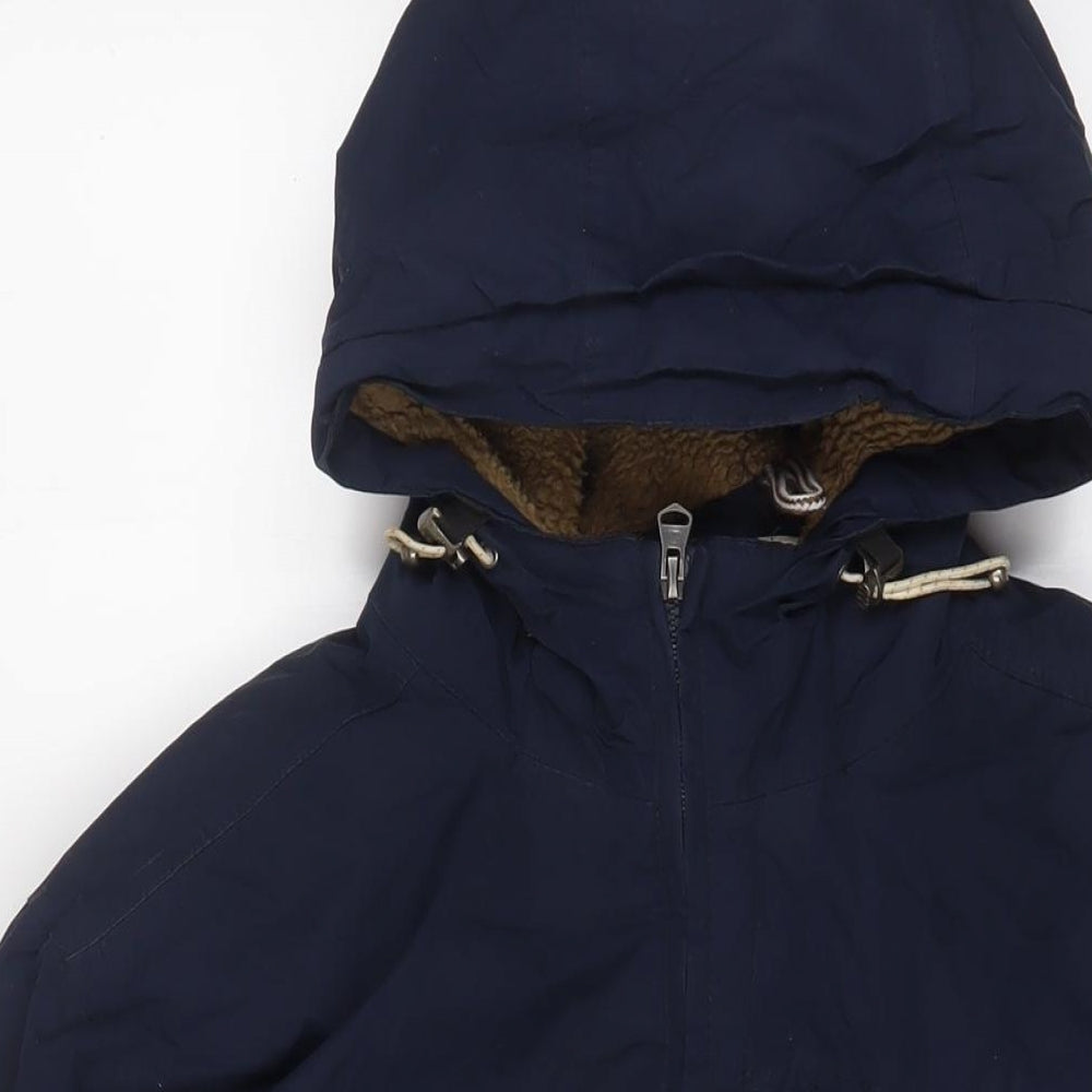 Regatta Mens Blue Jacket Coat Size L Zip - Logo, Embroidered