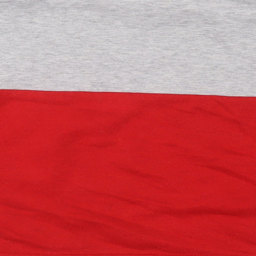 Disney Womens Red Cotton Pullover Sweatshirt Size M Pullover - Mickey Mouse