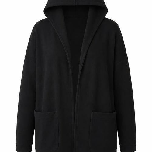 Gap Womens Black V-Neck Cotton Cardigan Jumper Size S - Open