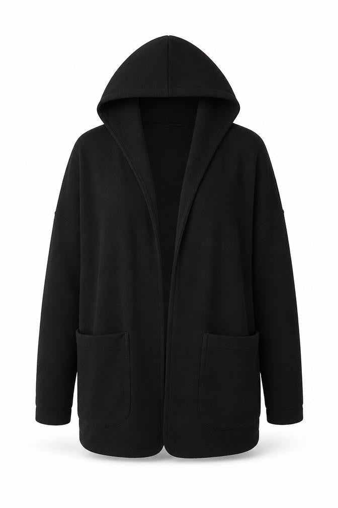 Gap Womens Black V-Neck Cotton Cardigan Jumper Size S - Open