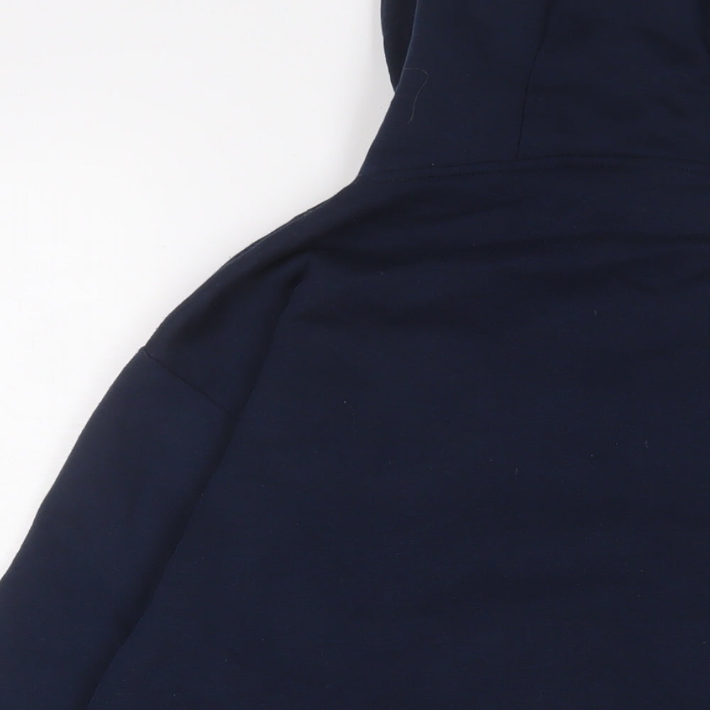 Dickies Mens Blue Cotton Pullover Hoodie Size M - Logo