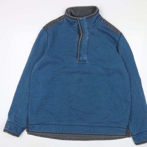 Fat Face Mens Blue Cotton Pullover Sweatshirt Size 2XL