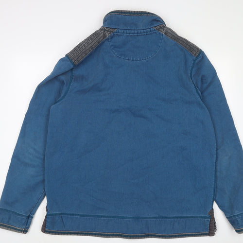 Fat Face Mens Blue Cotton Pullover Sweatshirt Size 2XL