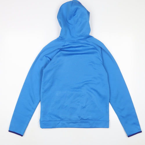 Under armour Boys Blue Polyester Pullover Hoodie Size 15 Years Pullover