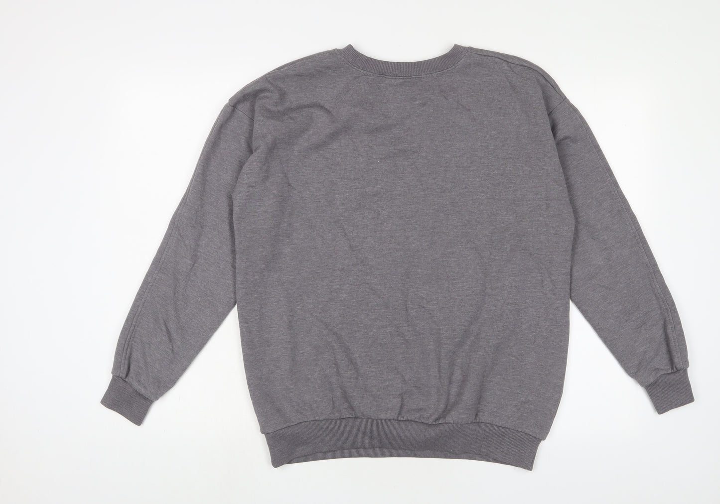 Harry Potter Womens Grey Cotton Pullover Sweatshirt Size M Pullover