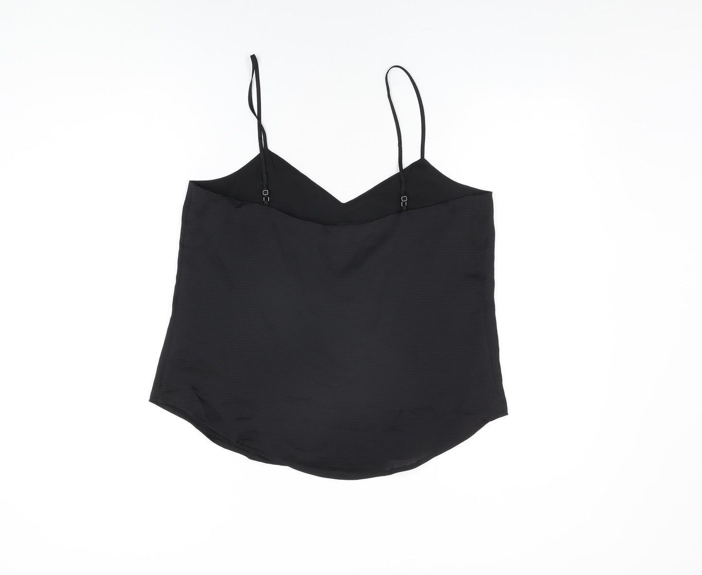 Gap Womens Black Polyester Camisole T-Shirt Size M V-Neck