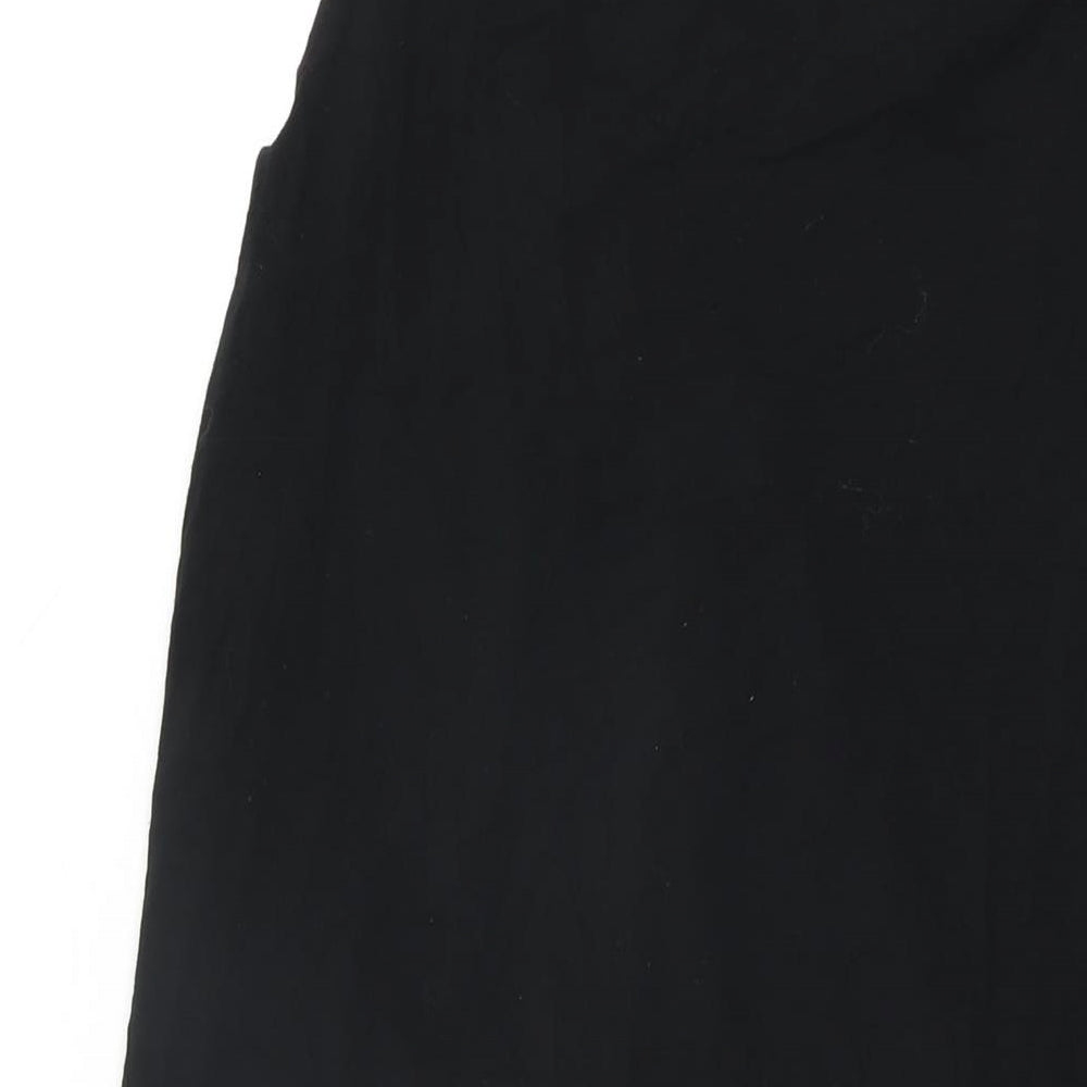 London Times Womens Black Rayon Shift Size M Round Neck Pullover