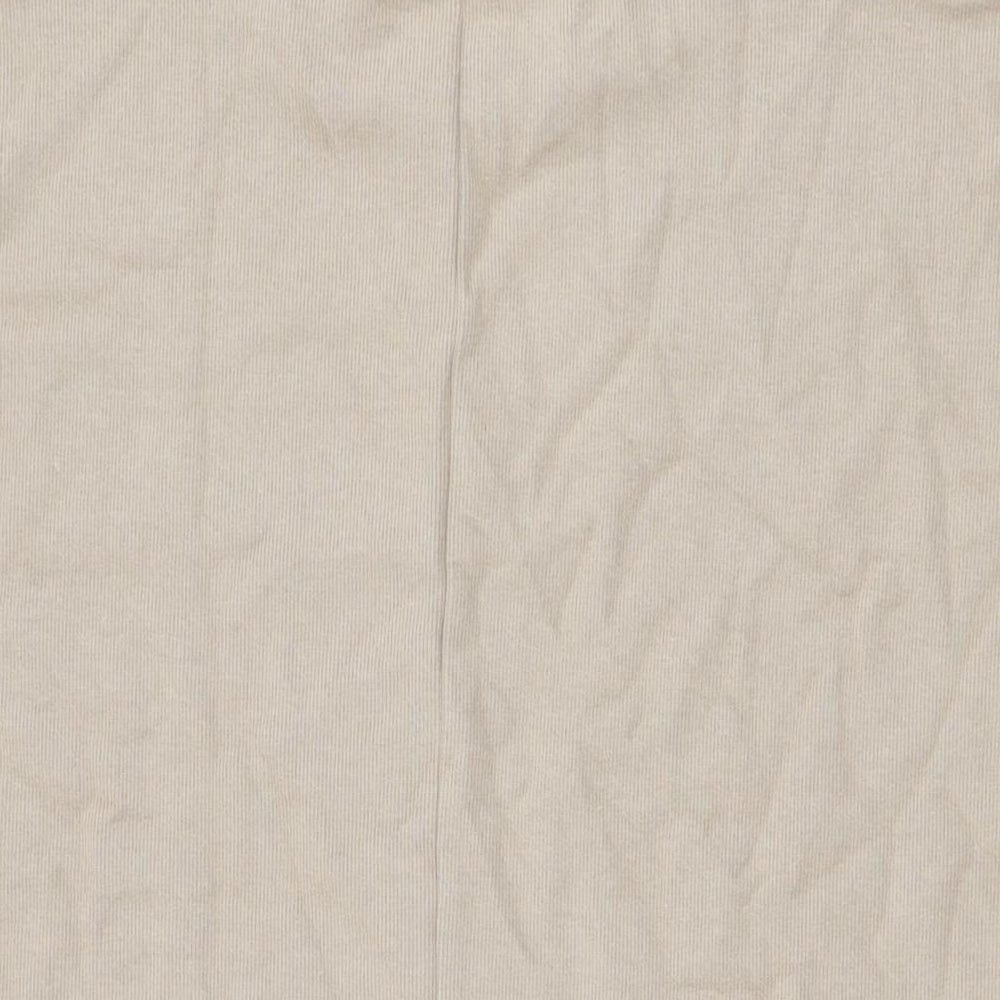 ASOS Womens Beige Polyester Shift Size 12 Round Neck Pullover