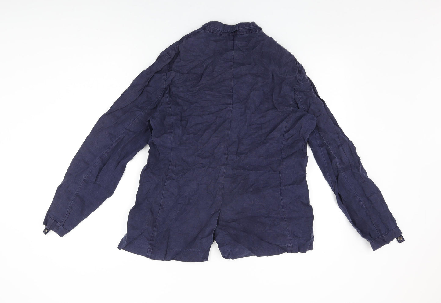 Sandwich Womens Blue Jacket Blazer Size 12 Button