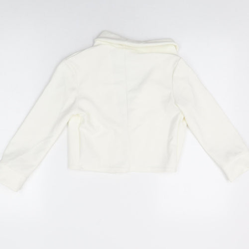 Quiz Womens White Jacket Size 8