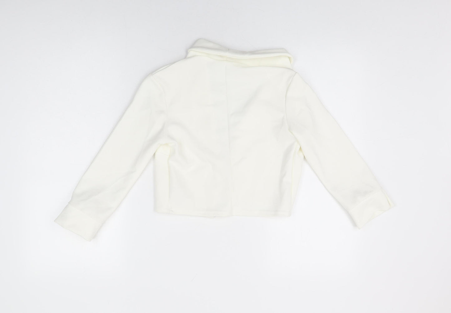 Quiz Womens White Jacket Size 8